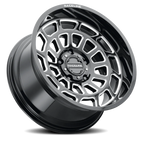 Aluminum Wheels 20x9 Warp 955M Gloss Black Milled Raceline Wheels