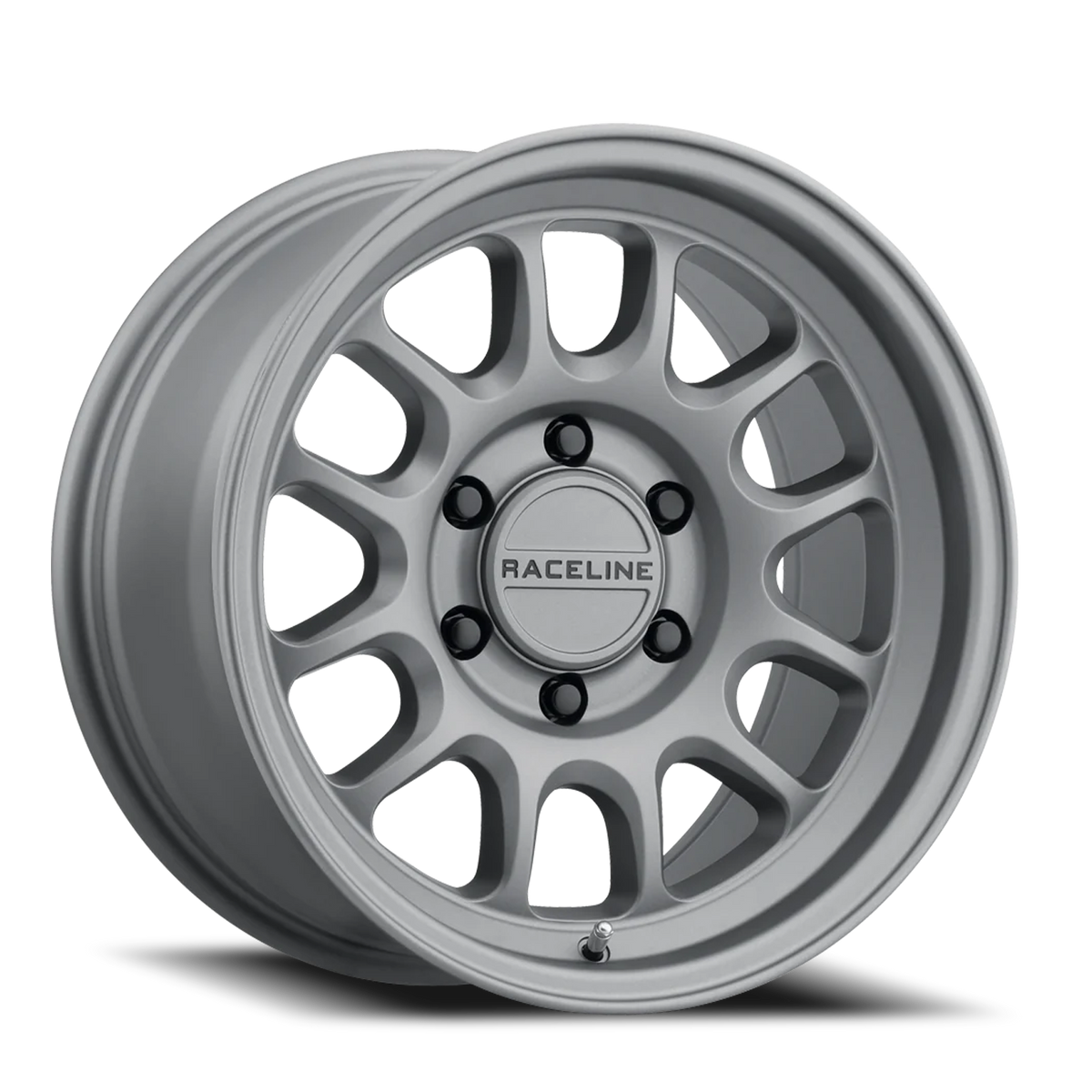 Aluminum Wheels 17x9 Rogue 958T Titanium Gray Raceline Wheels