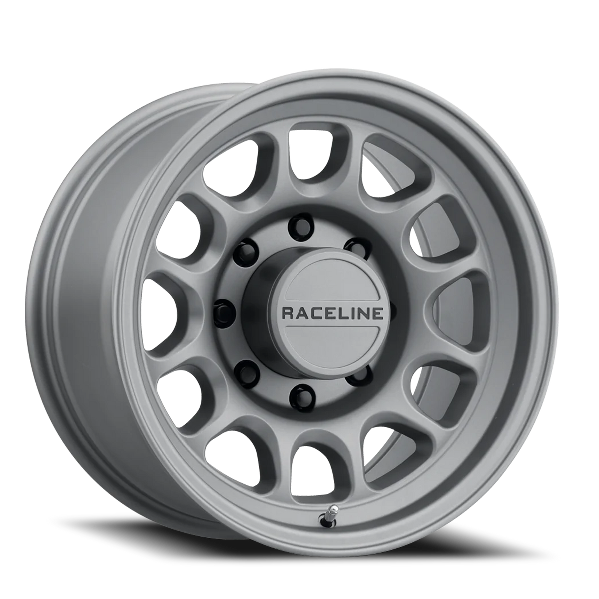 Aluminum Wheels 17x9 Rogue 958T Titanium Gray Raceline Wheels