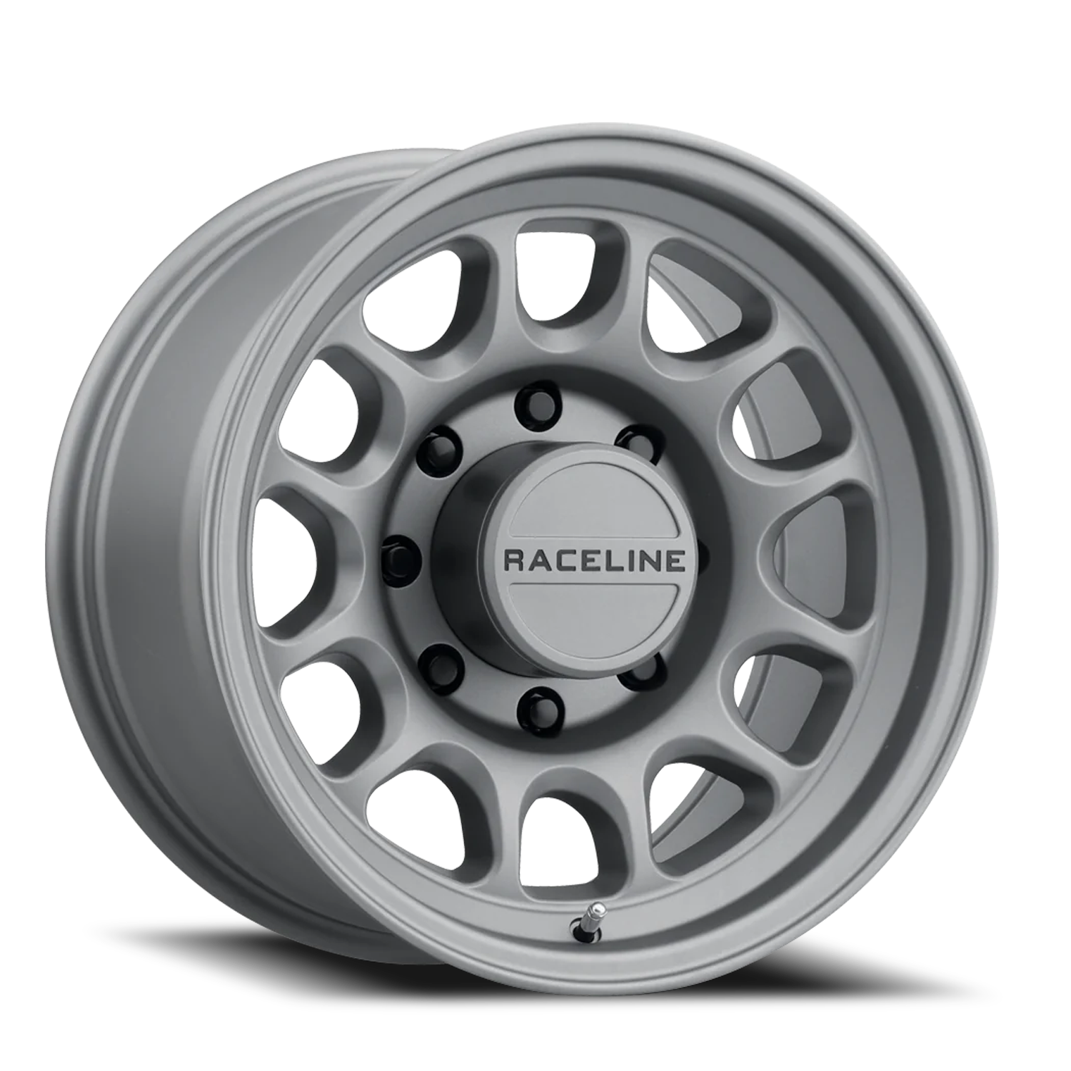 Aluminum Wheels 18x9 Rogue 958T Titanium Gray Raceline Wheels