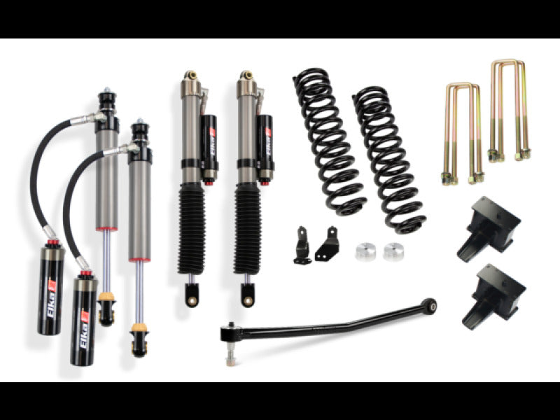 Cognito 23-24 Ford F-250/350 SD 4WD 3in Elite Lift Kit w/ Elka 2.5 Remote Reservoir Shocks-LTW Motorsports