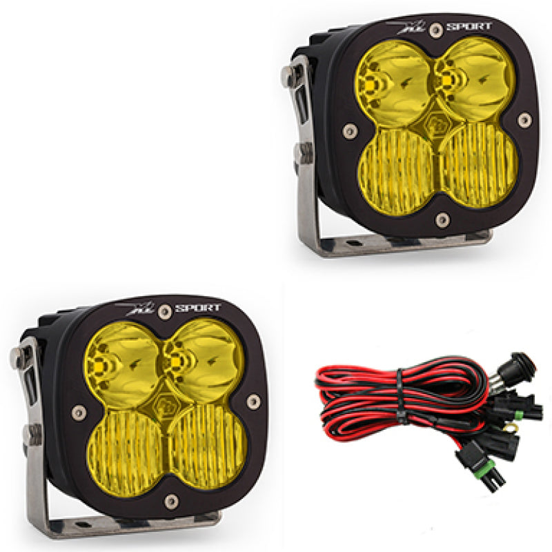 Baja Designs XL Sport Series Driving Combo Pattern Pair LED Light Pods - Amber-LTW Motorsports
