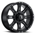 Aluminum Wheels 17x9 Raptor 981 Matte Black Raceline Wheels