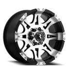 Aluminum Wheels 16x8 Raptor 982 Black Machined Face Raceline Wheels