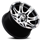 Aluminum Wheels 18x9 Raptor 982 Black Machined Face Raceline Wheels
