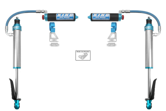 King Shocks 2024+ Toyota Tacoma 2.5 Dia Remote Reservoir Shock w/Adjuster (Pair) - Rear-LTW Motorsports