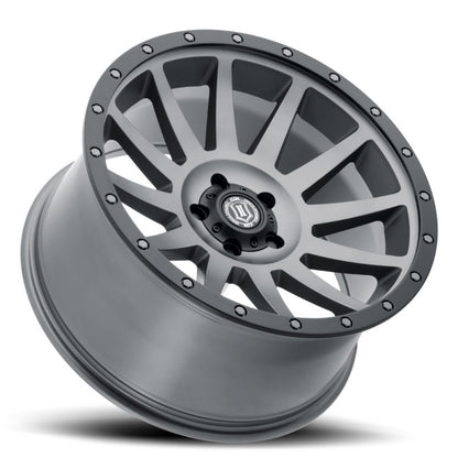 ICON Compression 20x10 6x5.5 -19mm Offset 4.75inBS Titanium Wheel-LTW Motorsports