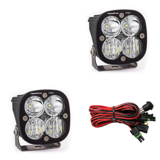 Baja Designs Squadron Pro Series Driving Combo Pattern Pair LED Light Pods-LTW Motorsports