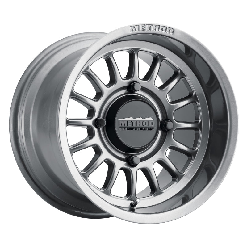 Aluminum Wheels 15x7 MR411 Bead Grip UTV Gloss Titanium SL Method