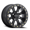 Aluminum Wheels 14x10 Black Mamba Beadlock UTV A71B Satin Black Raceline Wheels