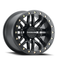 Aluminum Wheels 15x7 Ryno Beadlock UTV A91B Satin Black Machined Face Raceline Wheels