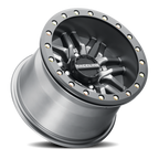 Aluminum Wheels 15x10 Ryno Beadlock UTV A91G Matte Dark Gunmetal Grey Raceline Wheels