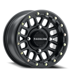 Aluminum Wheels 14x7 Podium Beadlock UTV A93B Satin Black Raceline Wheels