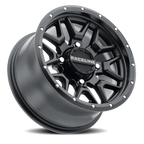 Aluminum Wheels 14x7 Krank Simulated Beadlock UTV A94B Satin Black Raceline Wheels
