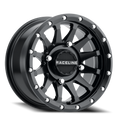 Aluminum Wheels 15x6 Trophy Simulated Beadlock UTV A95B Satin Black Milled Raceline Wheels
