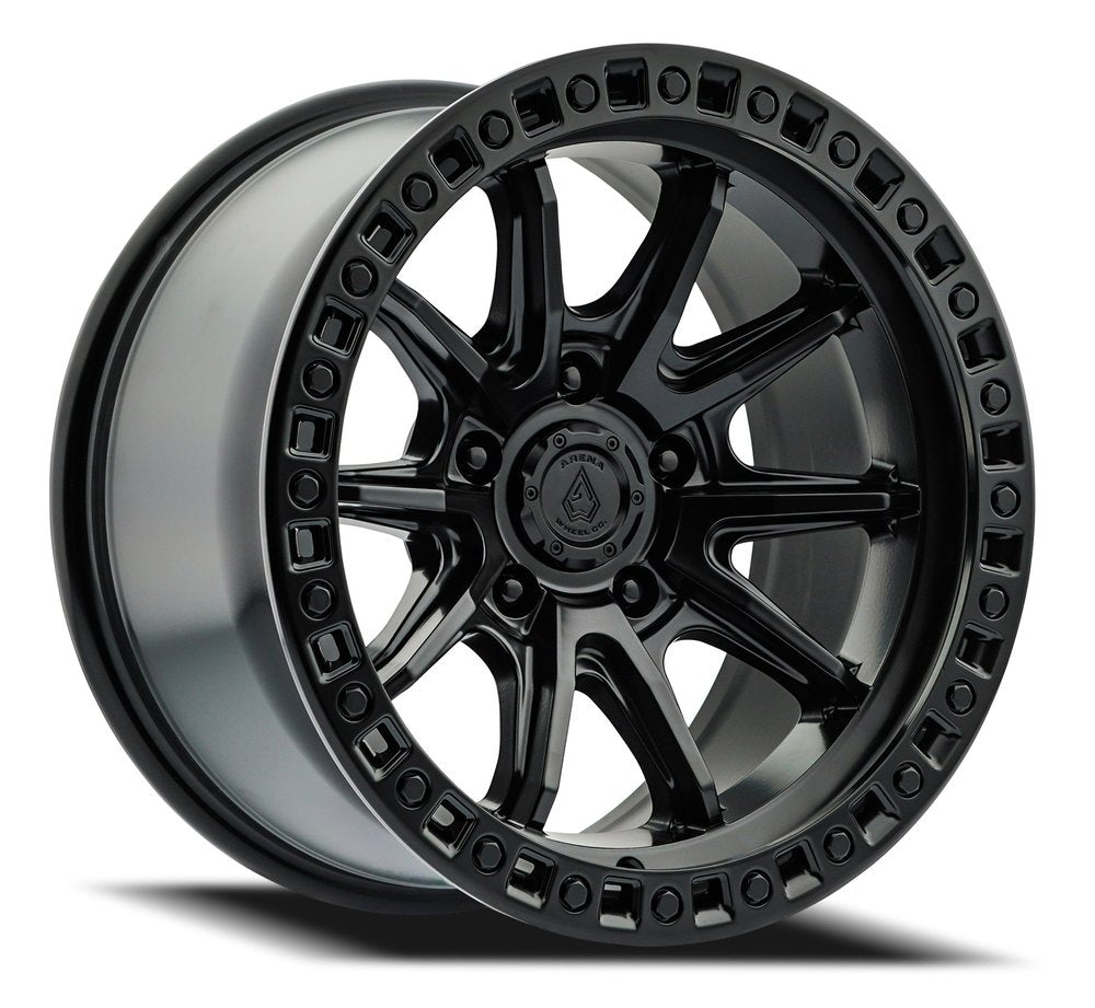 17x9 ARENA A103 MISSION SATIN BLACK Wheel 8x180 (+0mm)
