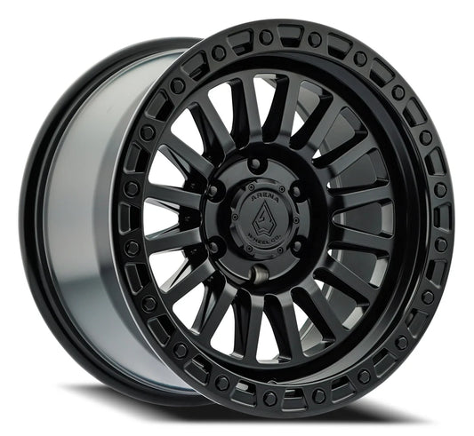 17x9 ARENA A108 TROPHY SATIN BLACK Wheel 5x127 (+1mm)