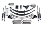 6 Inch Lift Kit Ford F250/F350 Super Duty 99-04 4WD Radius U Bolt Block Kit Without Factory Overload BDS Suspension