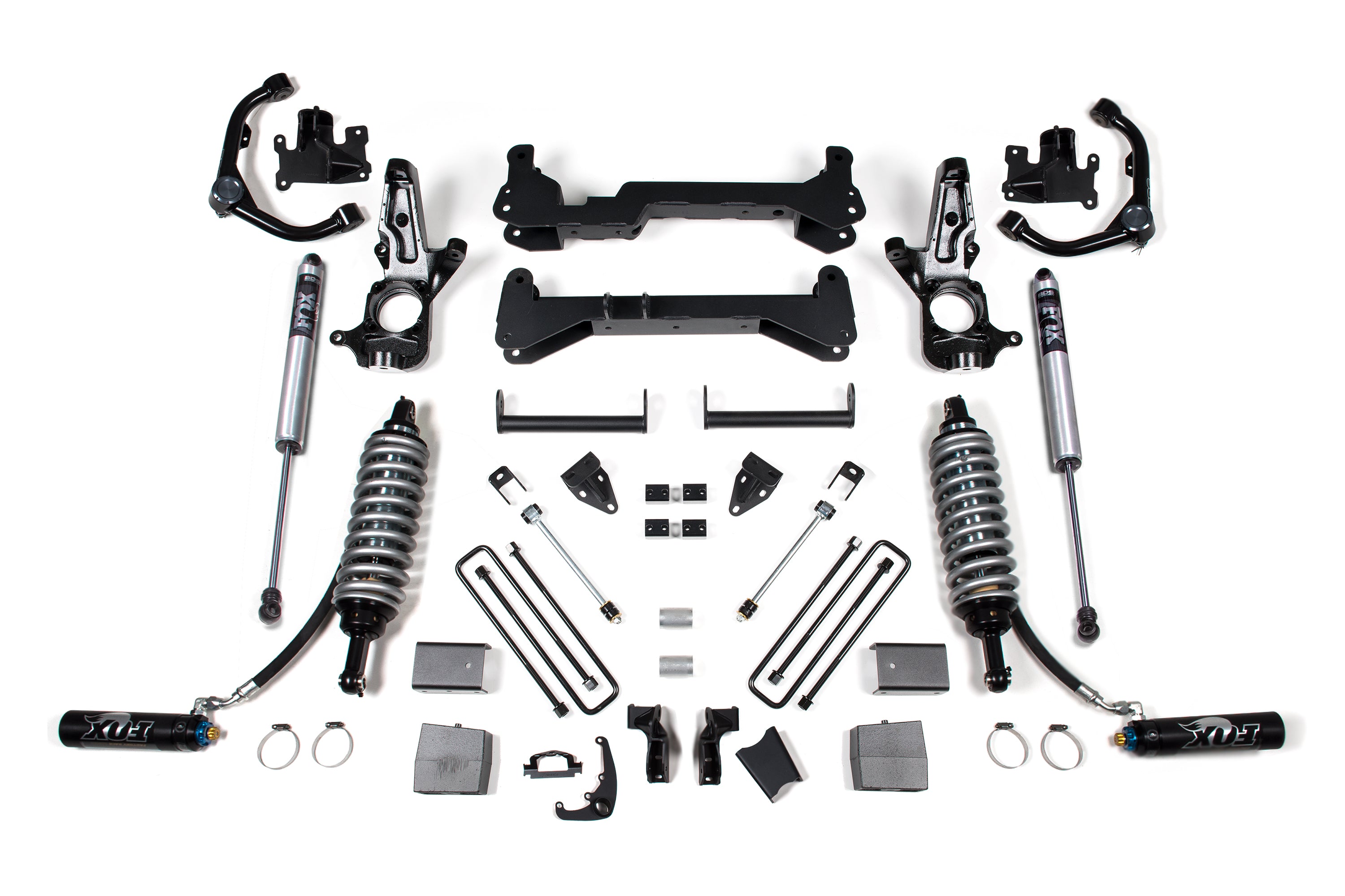 7 Inch Lift Kit FOX 2.5 Coil-Over Conversion Silverado/Sierra 2500HD 01-10 2WD Carrier Above Crossmember BDS Suspension