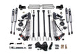 17-19 Ford F-250/F-350 4WD 4 Inch 4-Link Suspension Lift Kit, 2 Inch Rear, Block, Diesel - 2 and 3 Leaf Main - Fox 2.5 Performance Elite Series C/O Front, Fox 2.0 IFP Performance Series Aux Front, Fox 2.0 IFP Performance Series Rear BDS Suspension