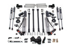 17-19 Ford F-250/F-350 4WD 4 Inch 4-Link Suspension Lift Kit, 2 Inch Rear, Block, Diesel - 2 and 3 Leaf Main - Fox 2.5 Performance Elite Series C/O Front, Fox 2.0 IFP Performance Series Aux Front, Fox 2.0 IFP Performance Series Rear BDS Suspension