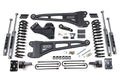 4 Inch Lift Kit w/ Radius Arm Ford F250/F350 Super Duty 11-16 4WD Gas Leaf Springs BDS Suspension