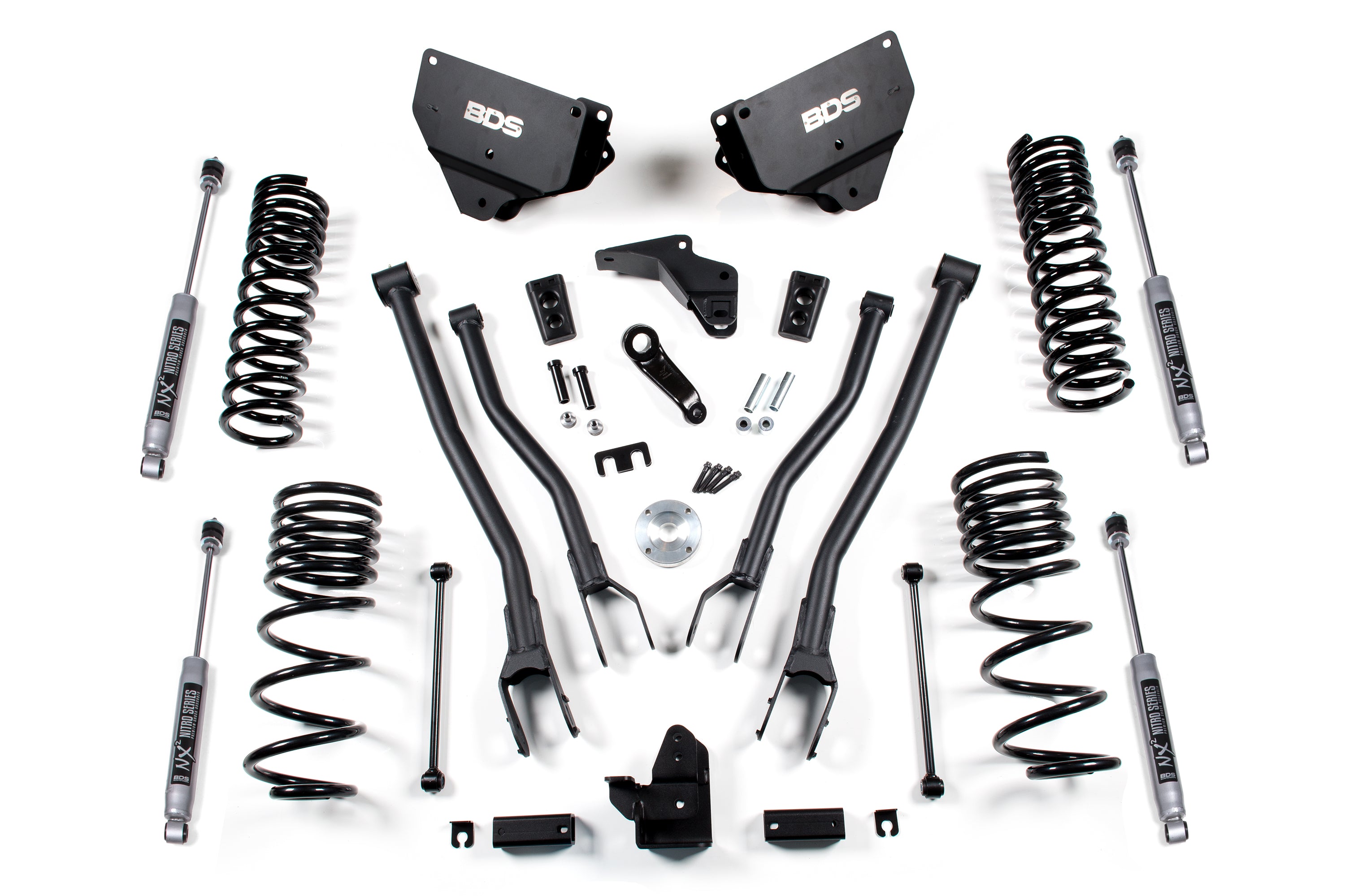 4 Inch Lift Kit w/ 4-Link Ram 2500 14-18 4WD Diesel BDS Suspension