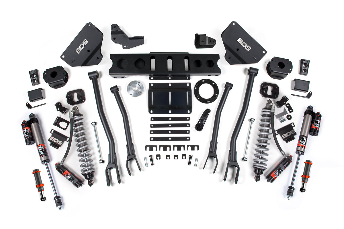 14-18 Ram 2500 4WD 6 Inch 4-Link Suspension Lift Kit, 4.5 Inch Rear, Coil Spring, Diesel - Fox 2.5 Performance Elite Series C/O Front, FOX 2.0 Front Bump, Fox 2.5 Performance Elite Series Rear BDS Suspension