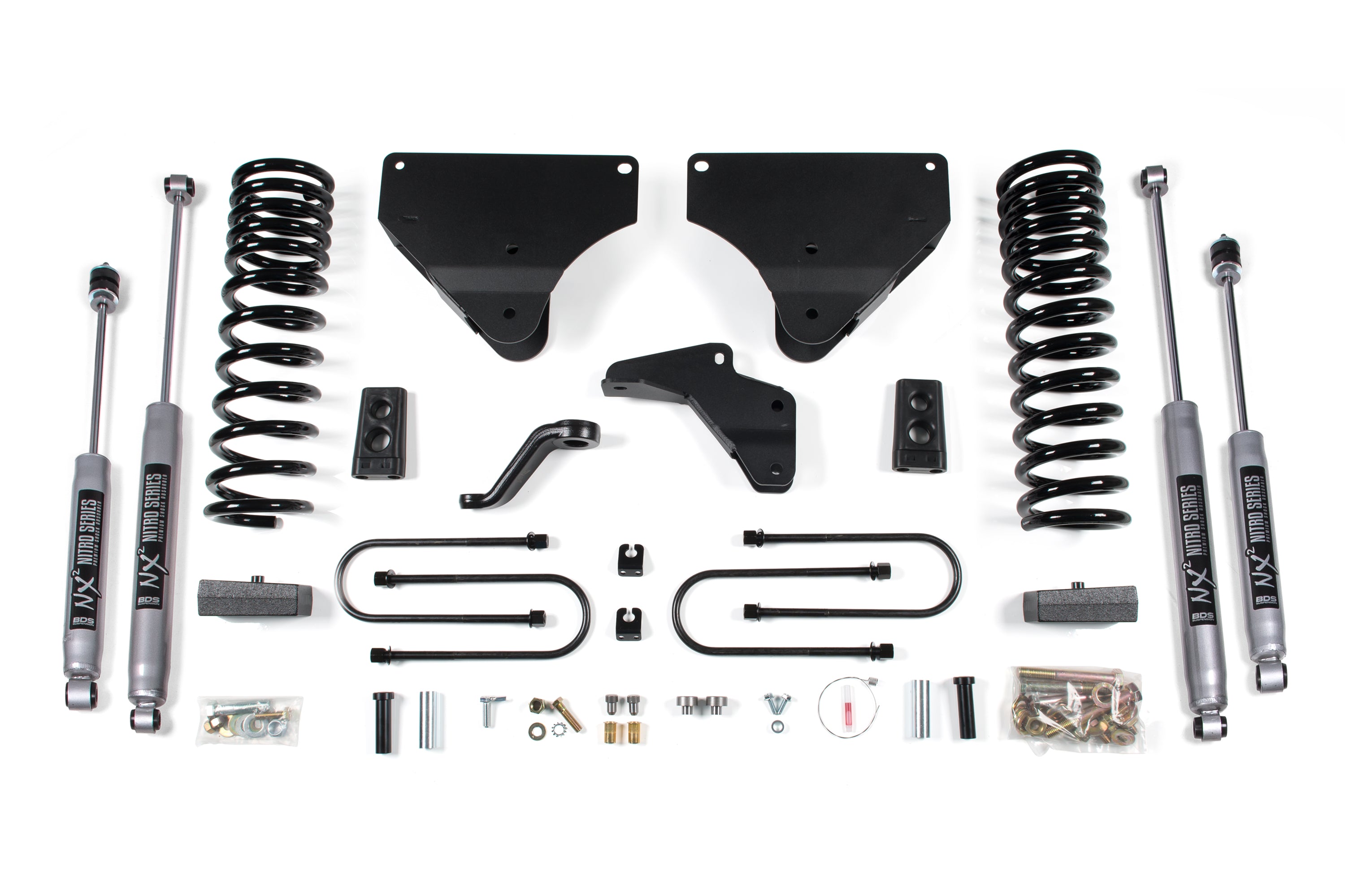 4 Inch Lift Kit Ram 3500 13-18 4WD Gas 3 Inch Block BDS Suspension