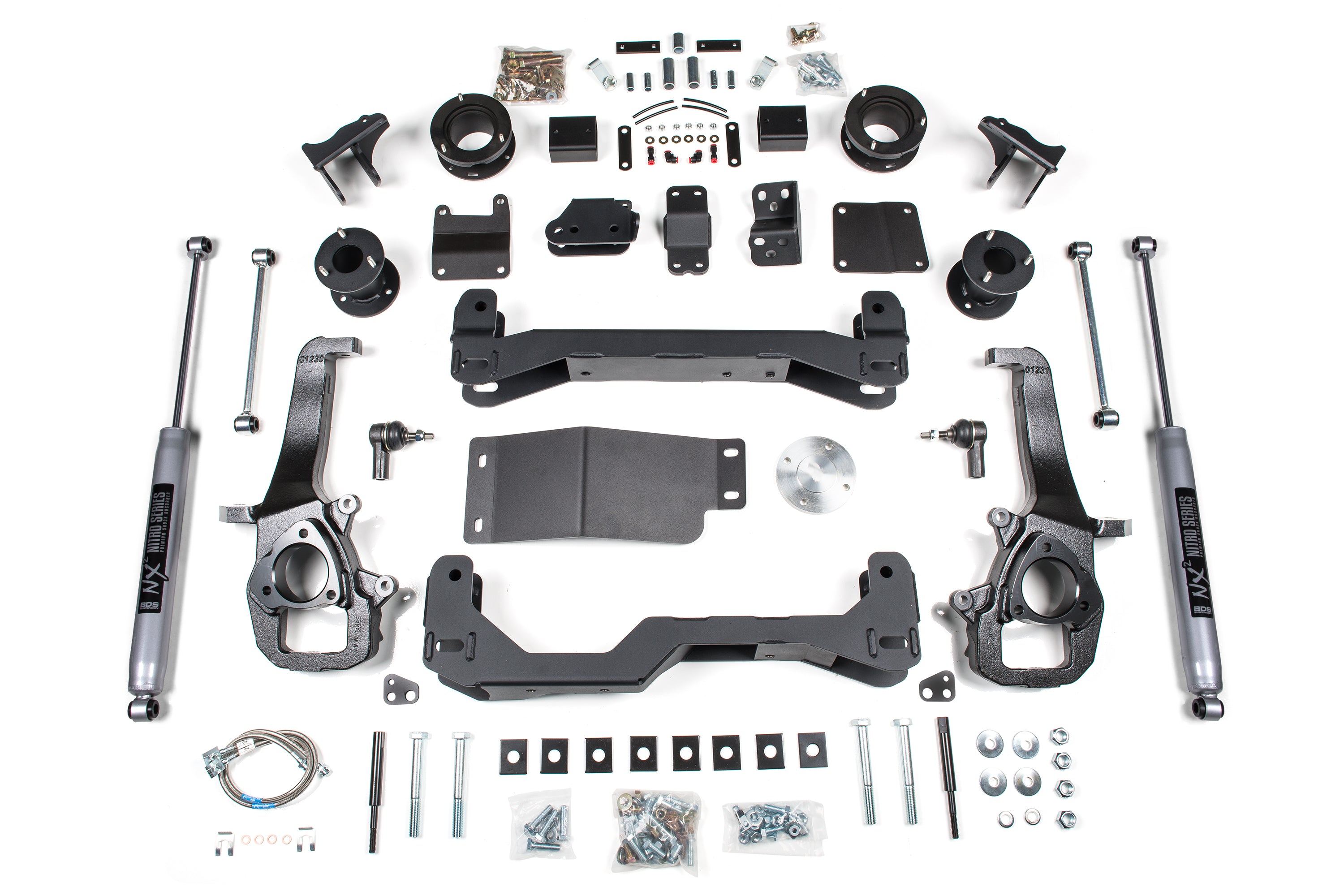 4 Inch Lift Kit Ram 1500 w/ Air Ride 13-18 4WD BDS Suspension
