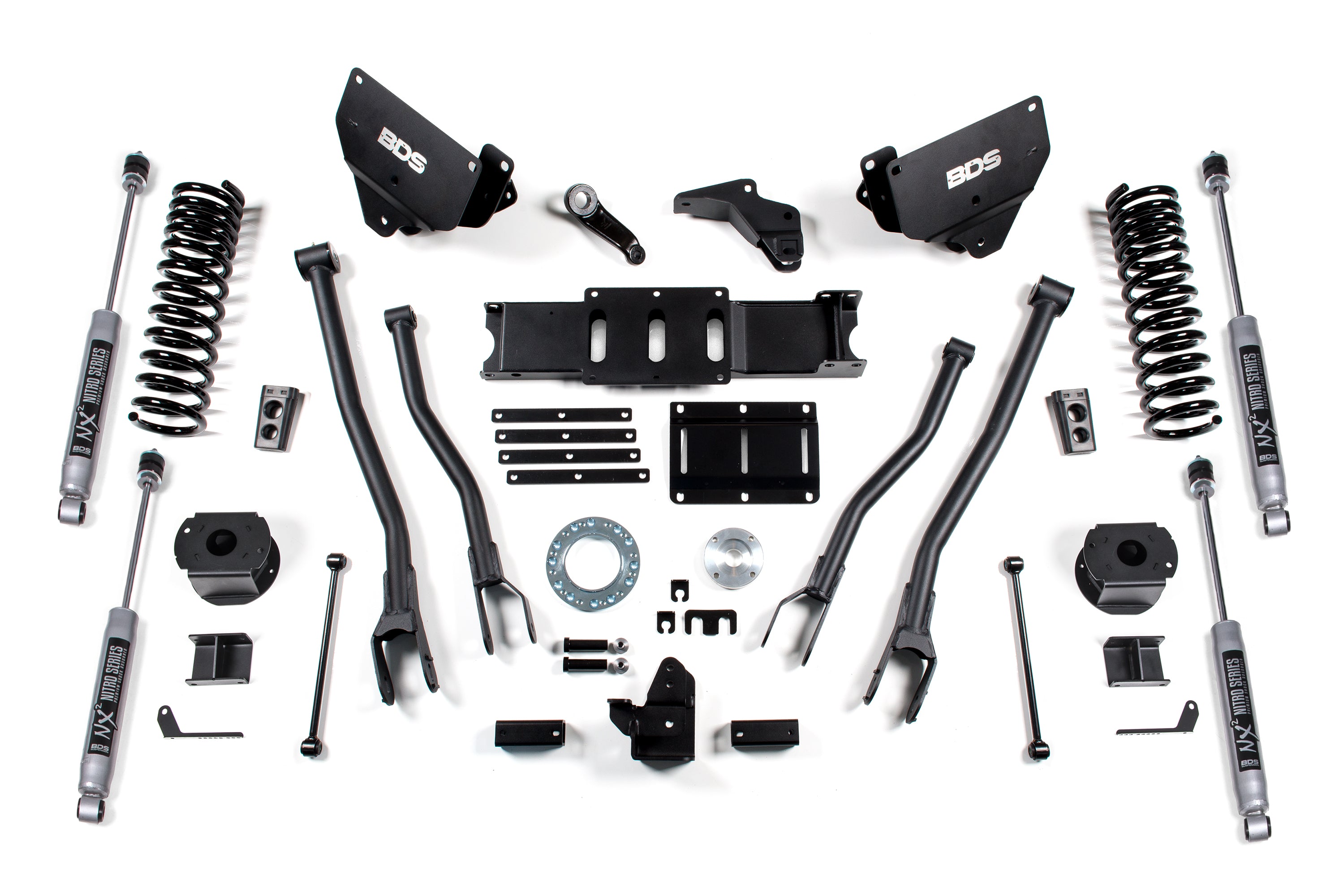 6 Inch Lift Kit w/ 4-Link Ram 2500 w/ Rear Air Ride 14-18 4WD Diesel BDS Suspension