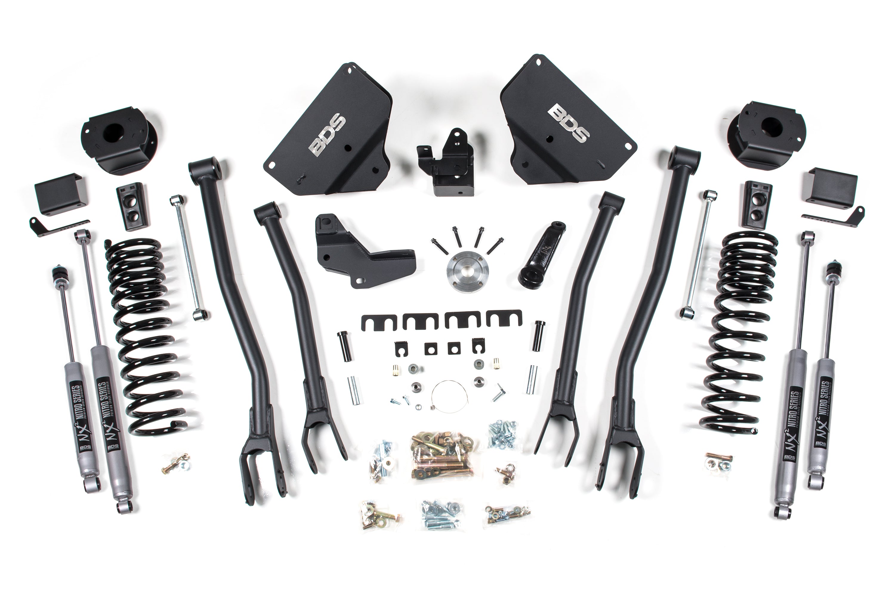 4 Inch Lift Kit w/ 4-Link Ram 2500 w/ Rear Air Ride 14-18 4WD Diesel BDS Suspension