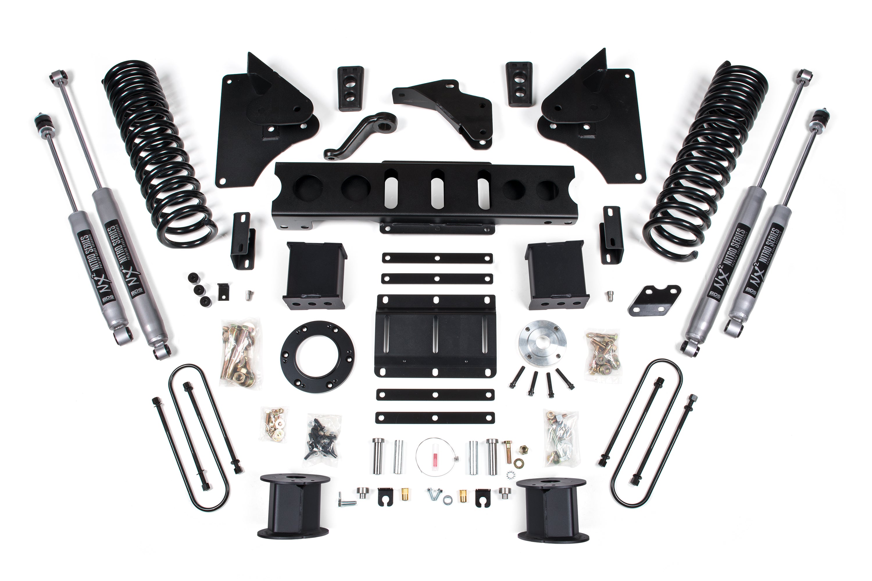 5.5 Inch Lift Kit Ram 3500 w/ Rear Air Ride 13-18 4WD Gas BDS Suspension
