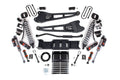 19-24 Ram 3500 4WD 3 Inch Radius Arm Suspension Lift Kit, 2 Inch Rear, Block w/Overload, 6 Bolt Diesel - Fox 2.5 Performance Elite Series C/O Front, FOX 2.0 Front Bump, Fox 2.5 Performance Elite Series Rear BDS Suspension