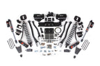 19-24 Ram 3500 4WD 4 Inch 4-Link Suspension Lift Kit, 2 Inch Rear, Block w/ Overload, 6 Bolt Diesel - Fox 2.5 Performance Elite Series C/O Front, Fox 2.5 Performance Elite Series Rear BDS Suspension