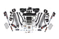 19-24 Ram 3500 4WD 4 Inch 4-Link Suspension Lift Kit, 2 Inch Rear, Block w/ Overload, 8 Bolt Diesel - Fox 2.5 Performance Elite Series C/O Front, FOX 2.0 Front Bump, Fox 2.5 Performance Elite Series Rear BDS Suspension