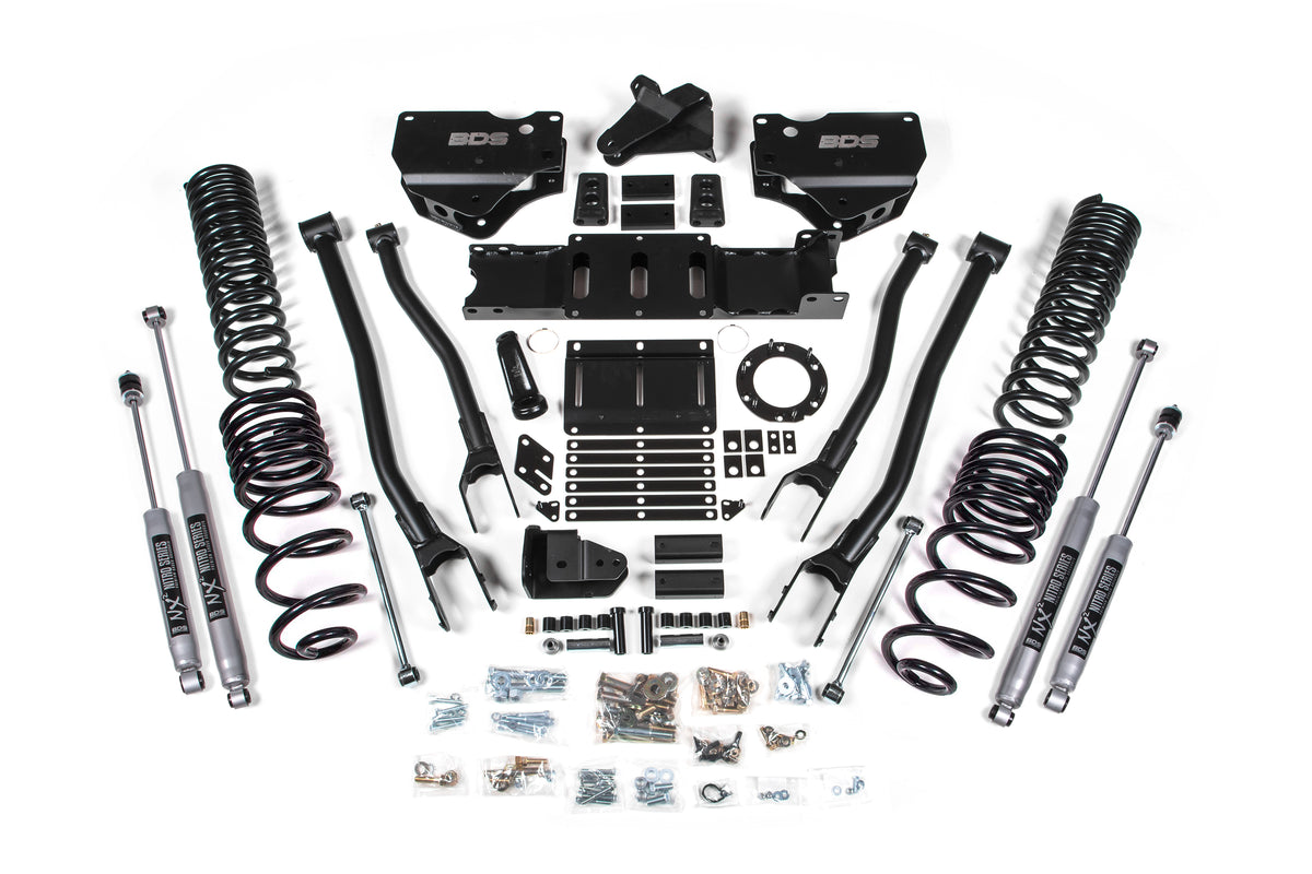 4 Inch Lift Kit w/ 4-Link Ram 2500 19-24 4WD Gas BDS Suspension
