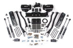 4 Inch Lift Kit w/ 4-Link Ram 3500 19-23 4WD Gas With Factory Rear Overload Leaf Fox 2.0 Performance Shocks