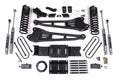 4 Inch Lift Kit w/ Radius Arm Ram 3500 19-24 4WD Gas Without Factory Rear Overload Leaf BDS Suspension