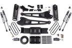 4 Inch Lift Kit w/ Radius Arm 2 Inch Rear Block Ram 3500 19-24 4WD Diesel Without Factory Rear Overload Leaf 6 Bolt BDS Suspension