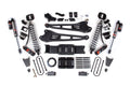 19-24 Ram 3500 4WD 4 Inch Radius Arm Suspension Lift Kit, 2 Inch Rear, Block w/o Overload, 6 Bolt Diesel - Fox 2.5 Performance Elite Series C/O Front, Fox 2.5 Performance Elite Series Rear BDS Suspension