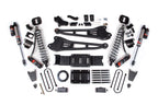 19-24 Ram 3500 4WD 4 Inch Radius Arm Suspension Lift Kit, 2 Inch Rear, Block w/o Overload, 6 Bolt Diesel - Fox 2.5 Performance Elite Series C/O Front, Fox 2.5 Performance Elite Series Rear BDS Suspension