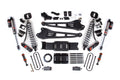 19-24 Ram 3500 4WD 4 Inch Radius Arm Suspension Lift Kit, 2 Inch Rear, Block w/o Overload, 6 Bolt Diesel - Fox 2.5 Performance Elite Series C/O Front, FOX 2.0 Front Bump, Fox 2.5 Performance Elite Series Rear BDS Suspension