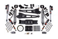 19-24 Ram 3500 4WD 4 Inch Radius Arm Suspension Lift Kit, 2 Inch Rear, Block w/ Overload, 6 Bolt Diesel - Fox 2.5 Performance Elite Series C/O Front, FOX 2.0 Front Bump, Fox 2.5 Performance Elite Series Rear BDS Suspension