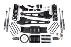 4 Inch Lift Kit w/ Radius Arm 2 Inch Rear Block Ram 3500 19-24 4WD Diesel With Factory Rear Overload Leaf 8 Bolt BDS Suspension