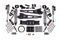 19-24 Ram 3500 4WD 4 Inch Radius Arm Suspension Lift Kit, 2 Inch Rear, Block w/ Overload, 8 Bolt Diesel - Fox 2.5 Performance Elite Series C/O Front, FOX 2.0 Front Bump, Fox 2.5 Performance Elite Series Rear BDS Suspension