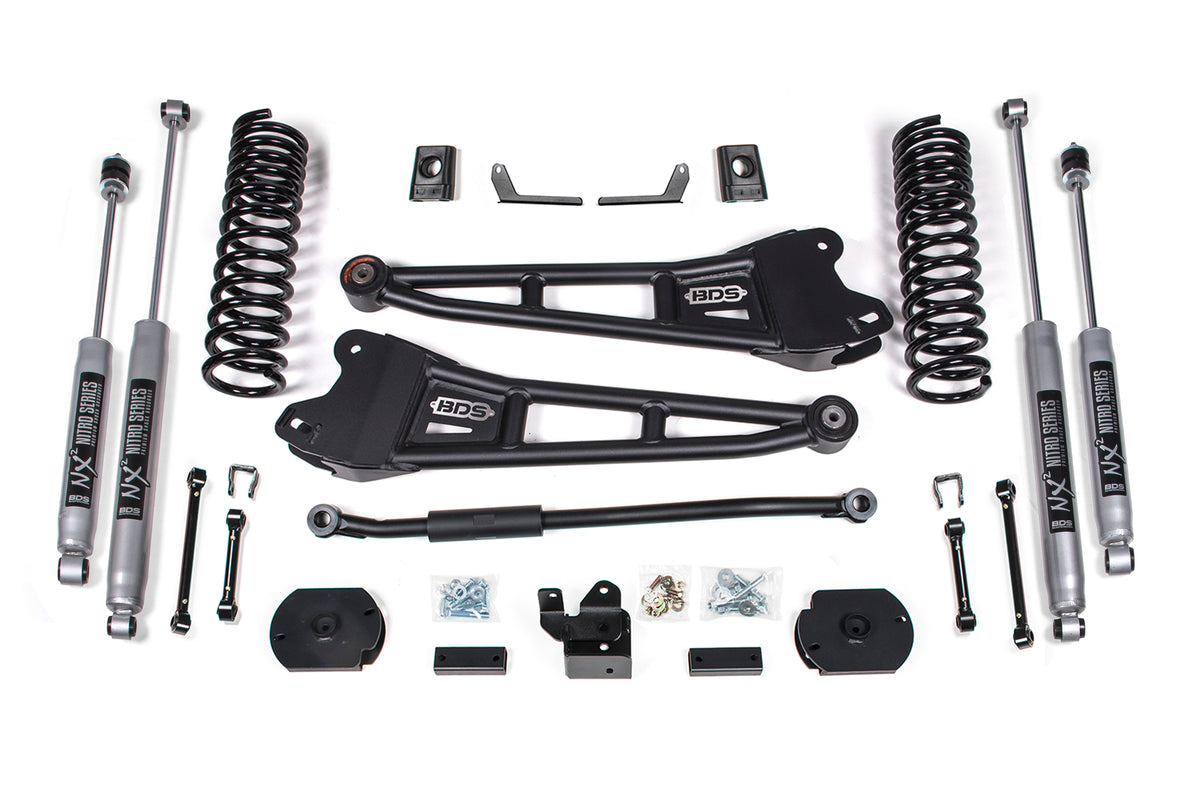 3 Inch Lift Kit Ram 2500 w/ Rear Air Ride 14-18 4WD Diesel BDS Suspension