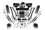 4 Inch Lift Kit w/ 4-Link Ram 2500 w/ Rear Air Ride 19-24 4WD Gas BDS Suspension