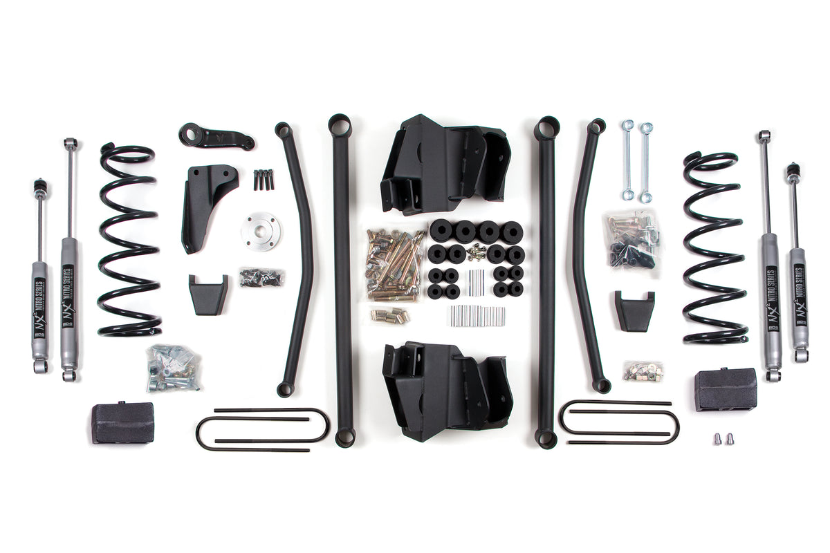 8 Inch Lift Kit Long Arm Dodge Ram 2500/3500 03-07 4WD Diesel Manual Block 3.5 Inch Axle BDS Suspension