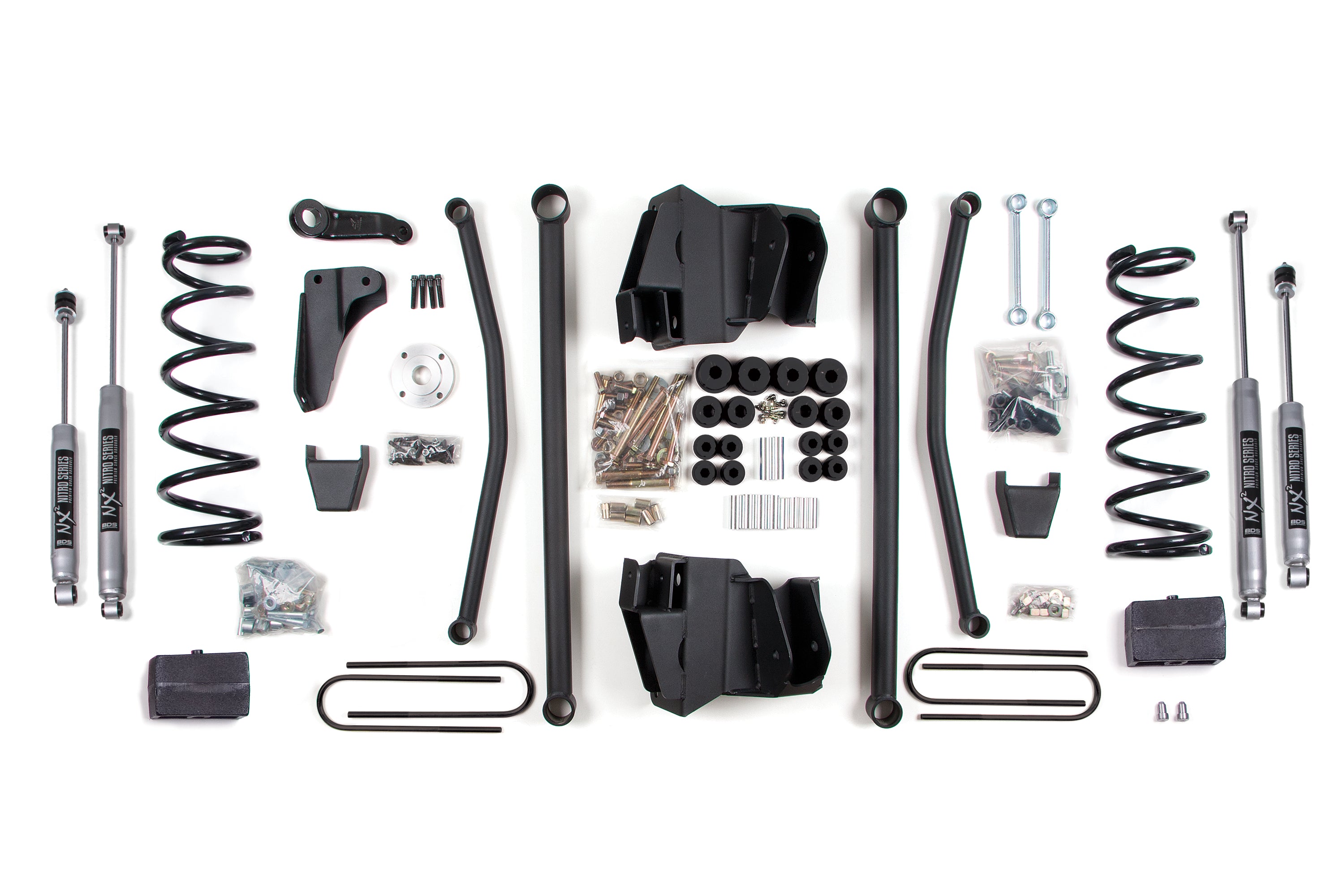 8 Inch Lift Kit Long Arm Dodge Ram 2500/3500 03-07 4WD Diesel Manual Block 3.5 Inch Axle BDS Suspension